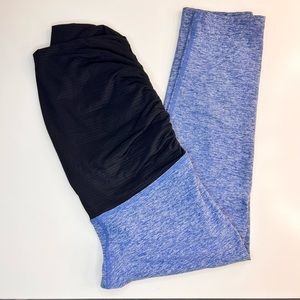 Beyond The‎ Bump Cropped Leggings Blue